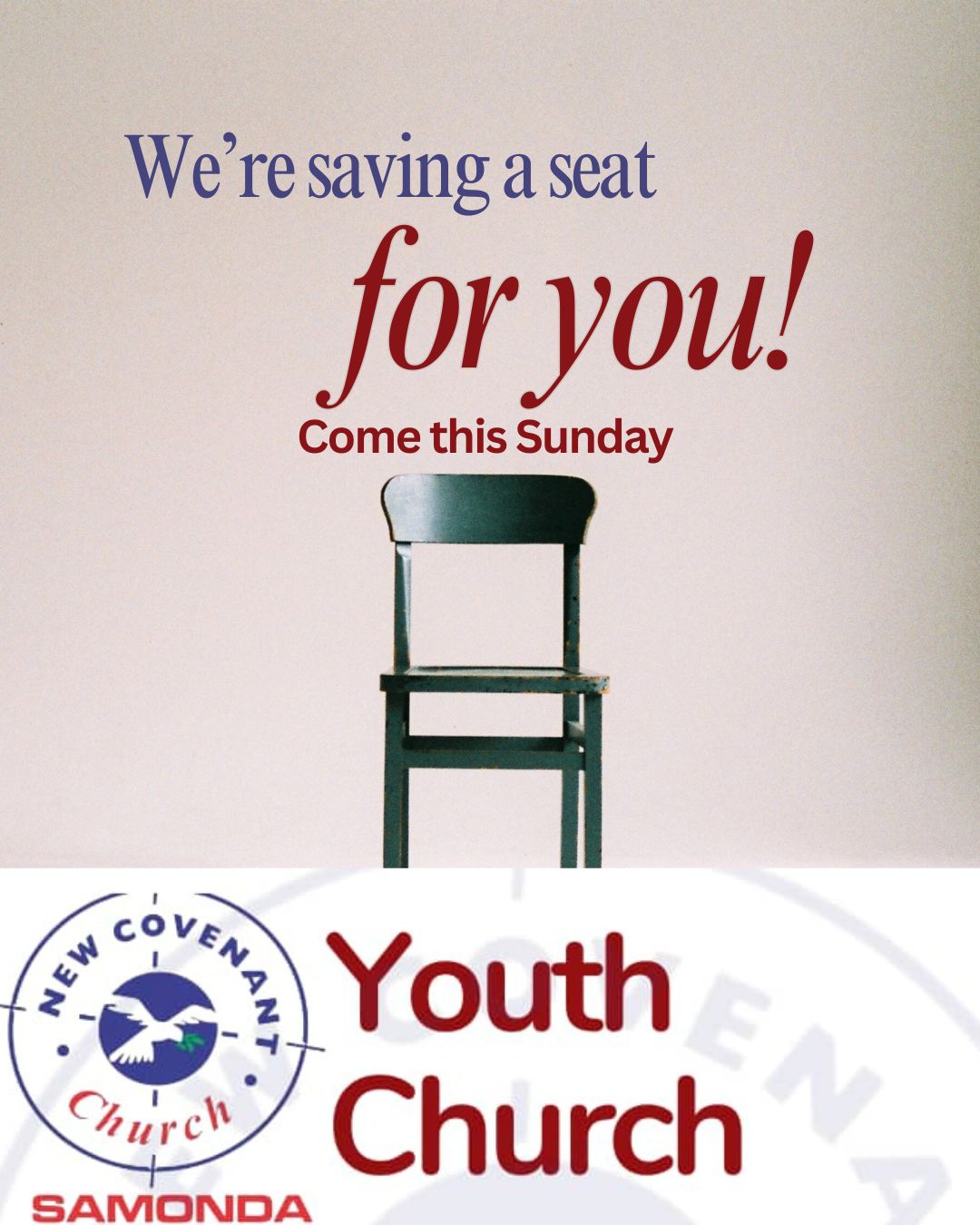 Seat reserved for you